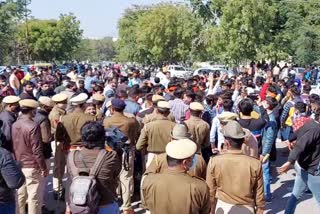 ABVP protest in MLSU Udaipur, Udaipur latest news