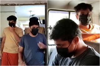 Kannur Goons arrested for beating youth  Goons arrested for beating youth at a bar in Vandoor of malappuram  മലപ്പുറം യുവാവിനെ ബാറിൽ വച്ച് മർദിച്ച സംഭവം  കണ്ണൂർ ഗുണ്ടാസംഘത്തിലെ രണ്ടുപേർ അറസ്റ്റിൽ  വണ്ടൂർ യുവാവിന് മർദനം ഗുണ്ടാസംഘം അറസ്റ്റിൽ