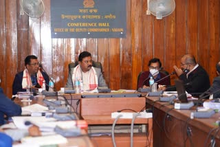 minister-ranjeet-kumar-dass-participate-in-a-review-meeting-at-the-dc-office-in-nagaon