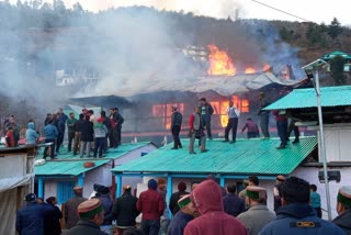 Fire incident in Chirgaon Rohru