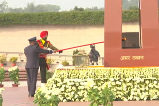 The Amar Jawan Jyoti or the "eternal flame" for soldiers was extinguished at India Gate, and was later merged with the torch at the National War Memorial in a ceremony on Friday