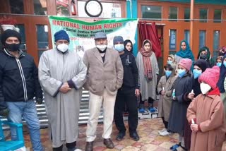 NHRC distributes Masks, Sanitizers among orphans in Kupwara