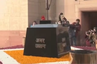 Amar Jawan Jyoti flame merged with National War Memorial