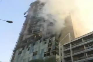 Mumbai Building in Fire