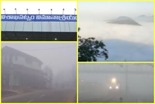 flights delay in vishakapatnam airport due to fog