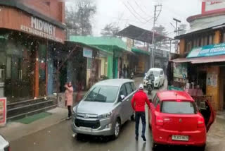 fresh Snowfall in dhanaulti