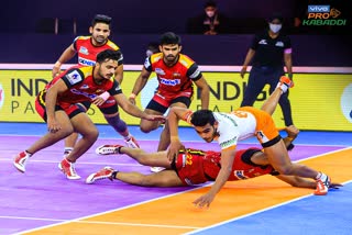 Puneri paltan beat Bengaluru bulls