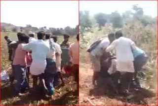 Fight between two families over land dispute in Karnataka