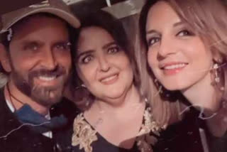 sussanne khan at sunaina roshan birthday party