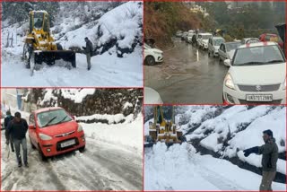 snowfall in Dhanaulti