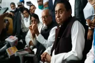 digvijay singh and kamal nath met shivraj singh chouhan