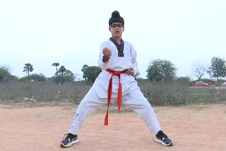 12 year old hyderabad boy excelling in taekwondo