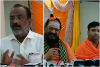 Panchamasaali community head suresh talk about minister murugesh nirani at vijayapura