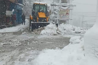difficulties during snowfall in Himachal