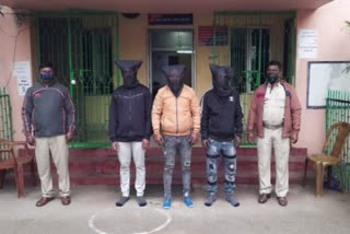 udit nagar police arrested accused in a robbery case