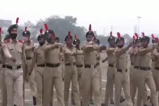Final rehearsal of Republic Day Parade