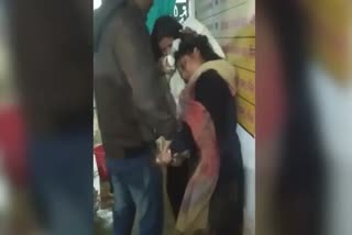 Two Asha workers fight