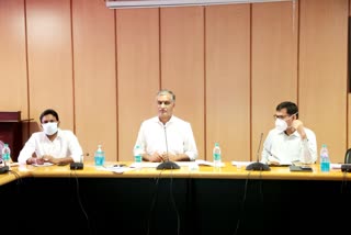 Minister Harish Rao Review on Corona