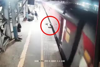 Man Falls from Running Train