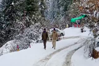 heavy snowfall in chamoli