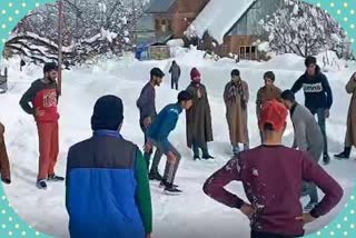 Snow Kabaddi in Shopian