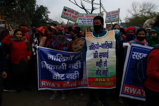 Awareness Prabhat Pheri in colony of Burari delhi