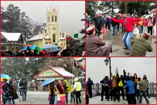 fresh snowfall in shimla