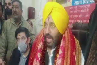 Bhagwant Mann, sacrilege attempt at Kali Mata temple