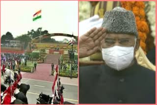 REPUBLIC DAY PRESIDENT FLAG HOISTING