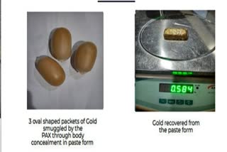 Gold worth Rs 29 lakh seized at Mangalore