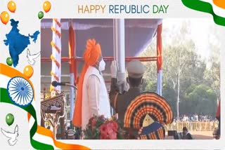 Republic Day celebrate in Bhopal parade ground