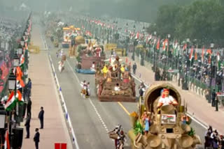 73rd Republic Day celebrations,Republic Day parade on Rajpath in Delhi,Various states tableaux display,ಗಣರಾಜ್ಯೋತ್ಸವ ಪರೇಡ್​ನಲ್ಲಿ ಗಮನಸೆಳೆದ ಕರ್ನಾಟಕದ ಸ್ತಬ್ಧಚಿತ್ರ,ಗಣರಾಜ್ಯೋತ್ಸವ ಪರೇಡ್​ನಲ್ಲಿ ಗಮನಸೆಳೆದ ಸ್ತಬ್ಧಚಿತ್ರಗಳು,ಗಣರಾಜ್ಯೋತ್ಸವ ಪರೇಡ್​ನಲ್ಲಿ ಸ್ತಬ್ಧಚಿತ್ರಗಳ ಪ್ರದರ್ಶನ