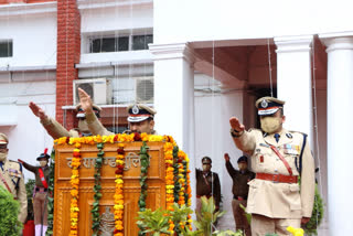 DGP Ashok Kumar hoisted flag