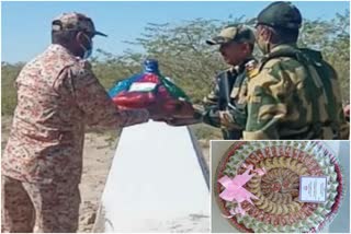 Exchange of sweet between BSF and Pak Rangers