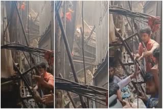 building collapse in Behram Nagar