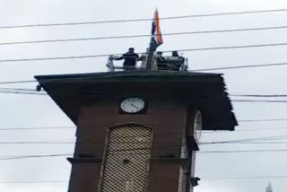 hoisted in srinagar lal chowk after 30 years