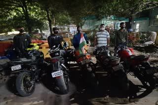 action against bikers