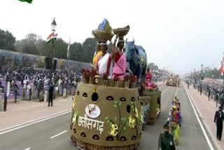 Tableau of Godhan Nyay Yojana on Republic Day