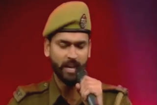 Jammu and Kashmir police constable's heartfelt and passionate performance impressed the audience