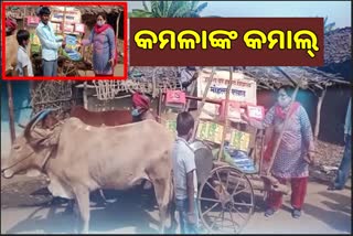 Bullock cart library: ଶିକ୍ଷାର ଅନନ୍ୟ ପଦ୍ଧତି, ଶଗଡ ଗାଡିକୁ କରିଛନ୍ତି ଲାଇବ୍ରେରୀ