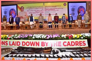 arms-laying-programme-of-tla-and-ugpo-cadres-at-kalakshetra-in-guwahati