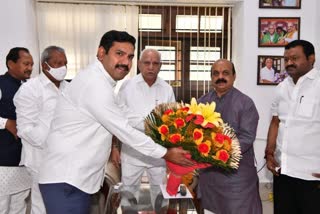 cm basavaraj bommai meets ex cm bs yediyurappa in bangalore