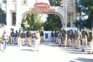 NSUI and Congress protest