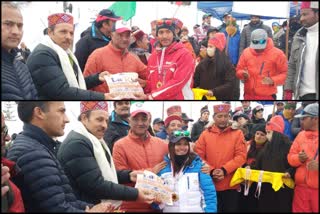 Snowboard Championship In Solang
