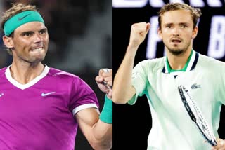 Australian open  Daniil Medvedev  Rafael Nadal  AUS Open 2022  daniil medvedev  stefanos tsitsipas  rafael nadal  राफेल नडाल  रोजर फेडरर  नोवाक जोकोविच