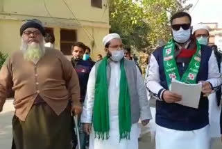 MIM candidate Umair Madani filed nomination for Deoband seat