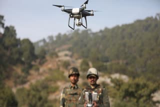 pakistani drones spotted on indo-pak border in amritsar