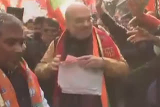 Amit Shah holds door to door campaign in Deoband