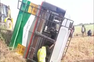 RTC bus overturns