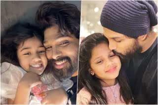 Allu Arjun receives sweet welcome from daughter  അല്ലു അര്‍ജുന്‌ മകളുടെ ഊഷ്‌മള വരവേല്‍പ്പ്‌  Arha welcomed Allu Arjun  Pushpa Srivalli song viral  Pushpa The Rule release  Allu Arjun upcoming movies